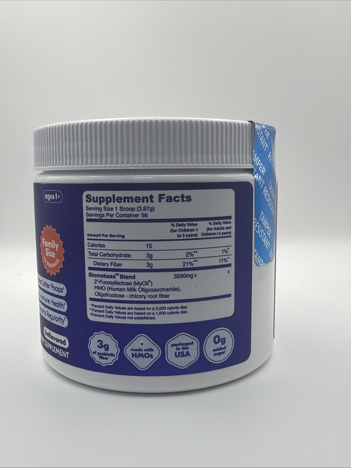 Begin Health Daily Prebiotic Fiber Powder for Kids 7.6oz Gut & Immune Support
