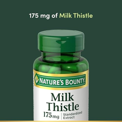 Nature’s Bounty Milk Thistle 175mg Liver Support 100 Softgels