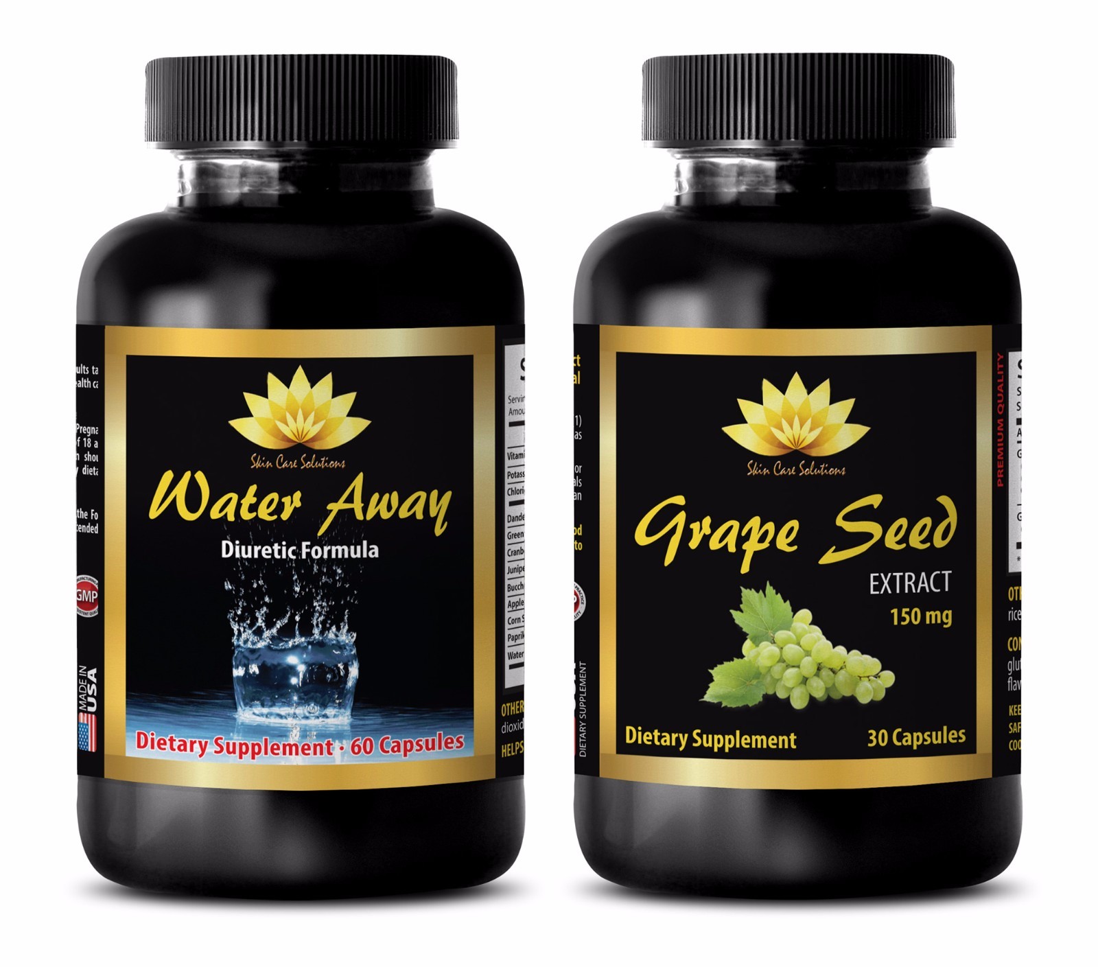 Antiaging blend essential oil – WATER AWAY – GRAPE SEED EXTRACT COMBO – grape