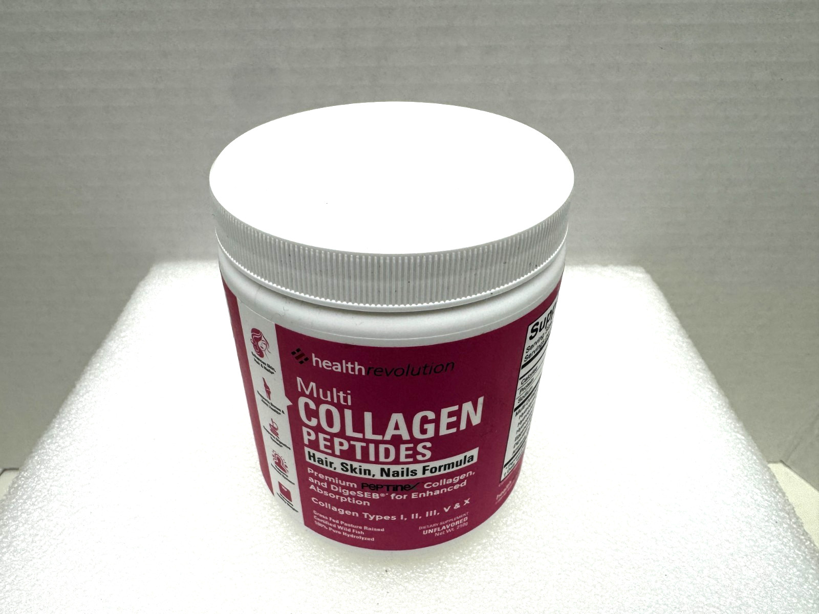 Multi Collagen Peptides Type I II III V X-5 Powder Nails/skin/Joint/Sugar Free