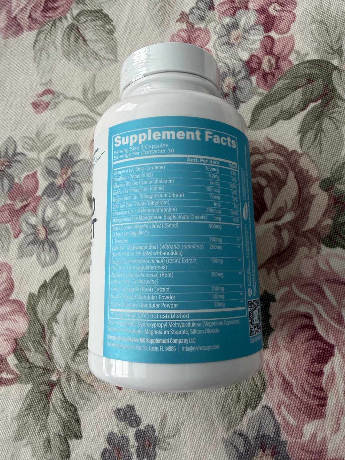 Revive MD Thyroid Support Supplement for Men & Women – Comprehensive Blend
