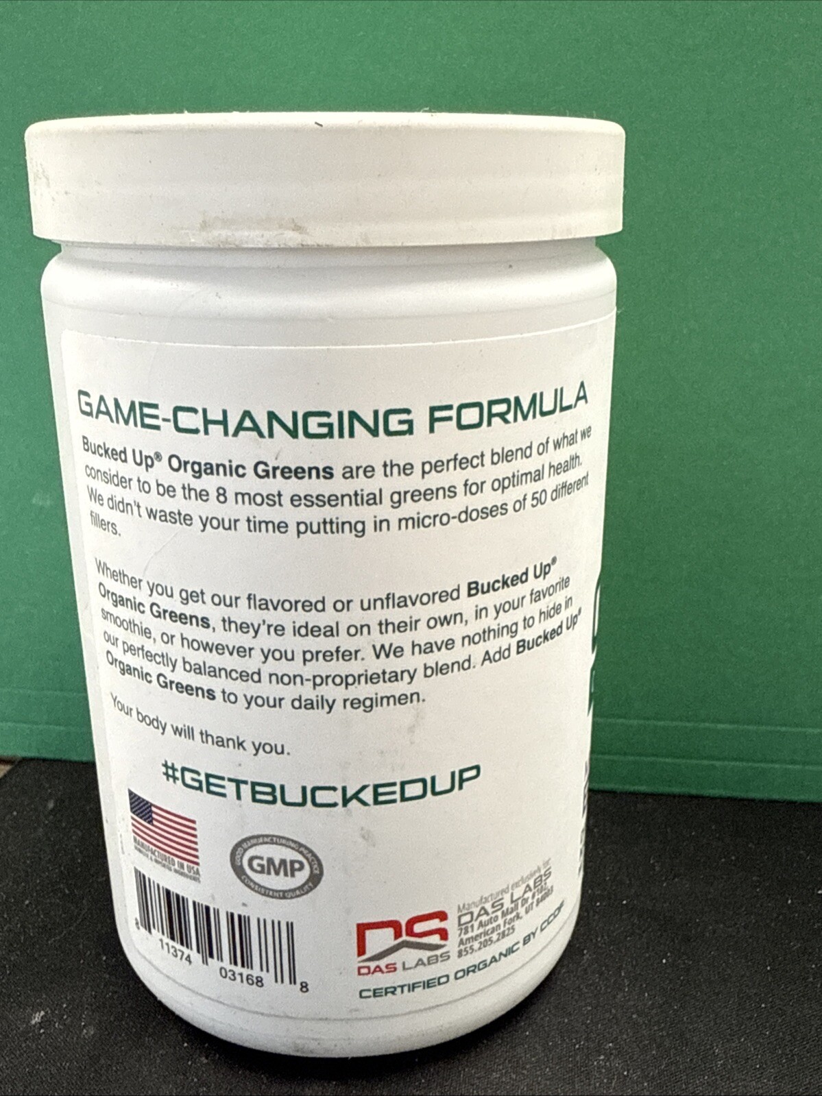 Bucked Up Organic Greens Powder Mixed Berry Flavor