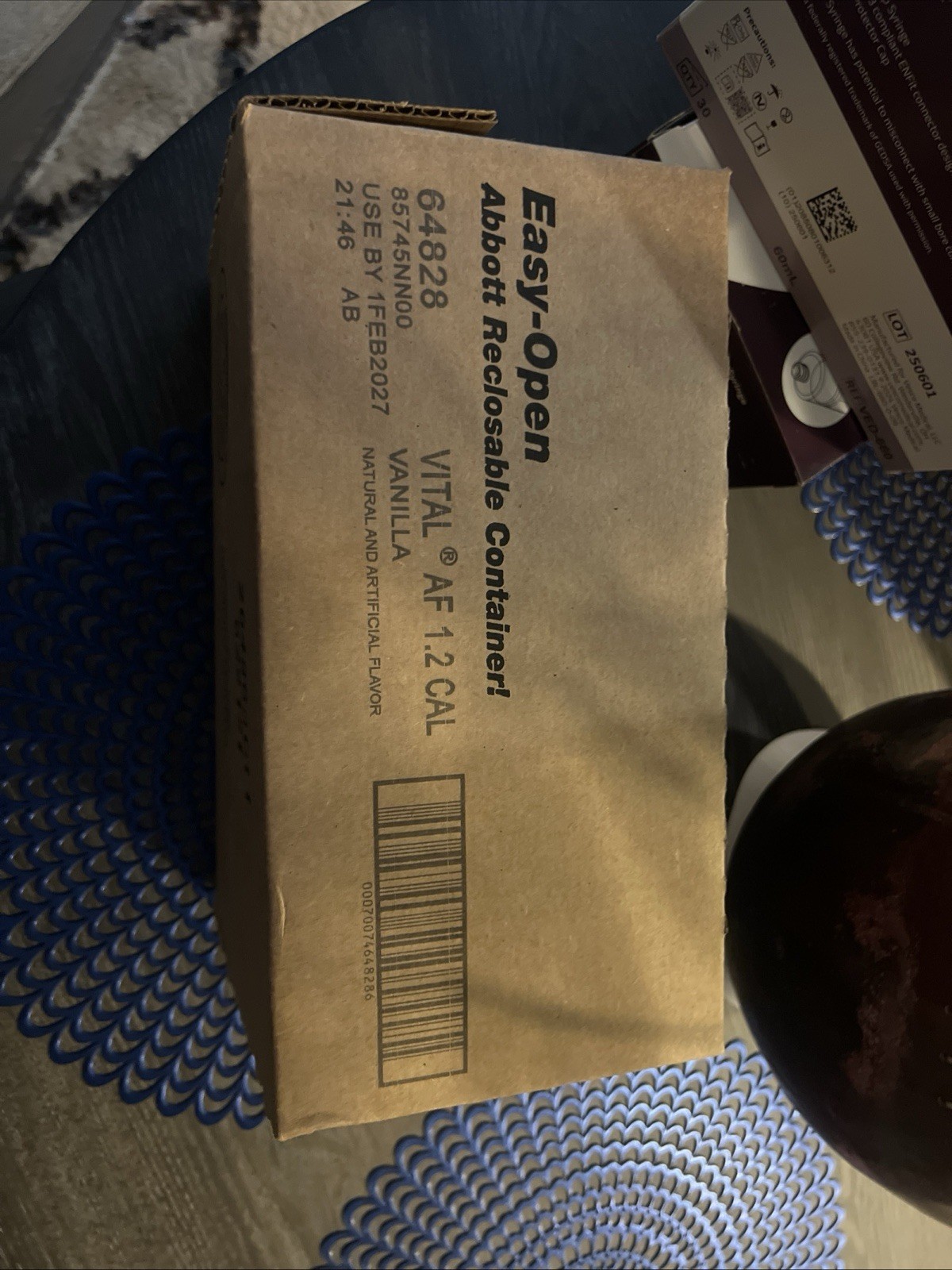 Vital AF 1.2 Cal Vanilla Flavor 8 oz. Carton Ready to Use, 64828, NEW Case of 24