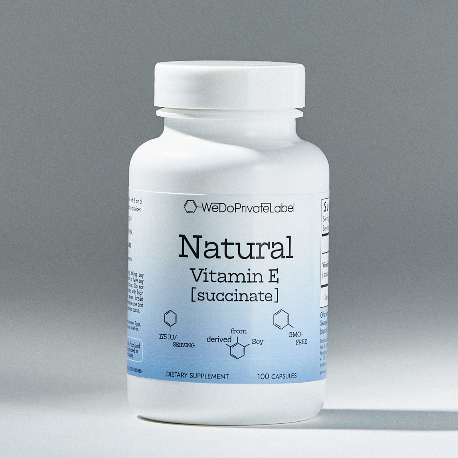 Vitamin E [d Alpha Tocopheryl Succinate] – Capsule, 100 Capsules