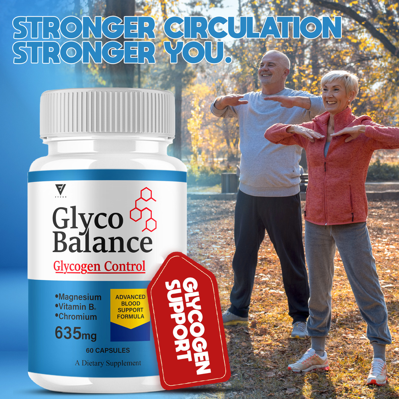 (3 Pack) Glyco Balance Pills, GlycoBalance Max Glycogen Support (180 Capsules)