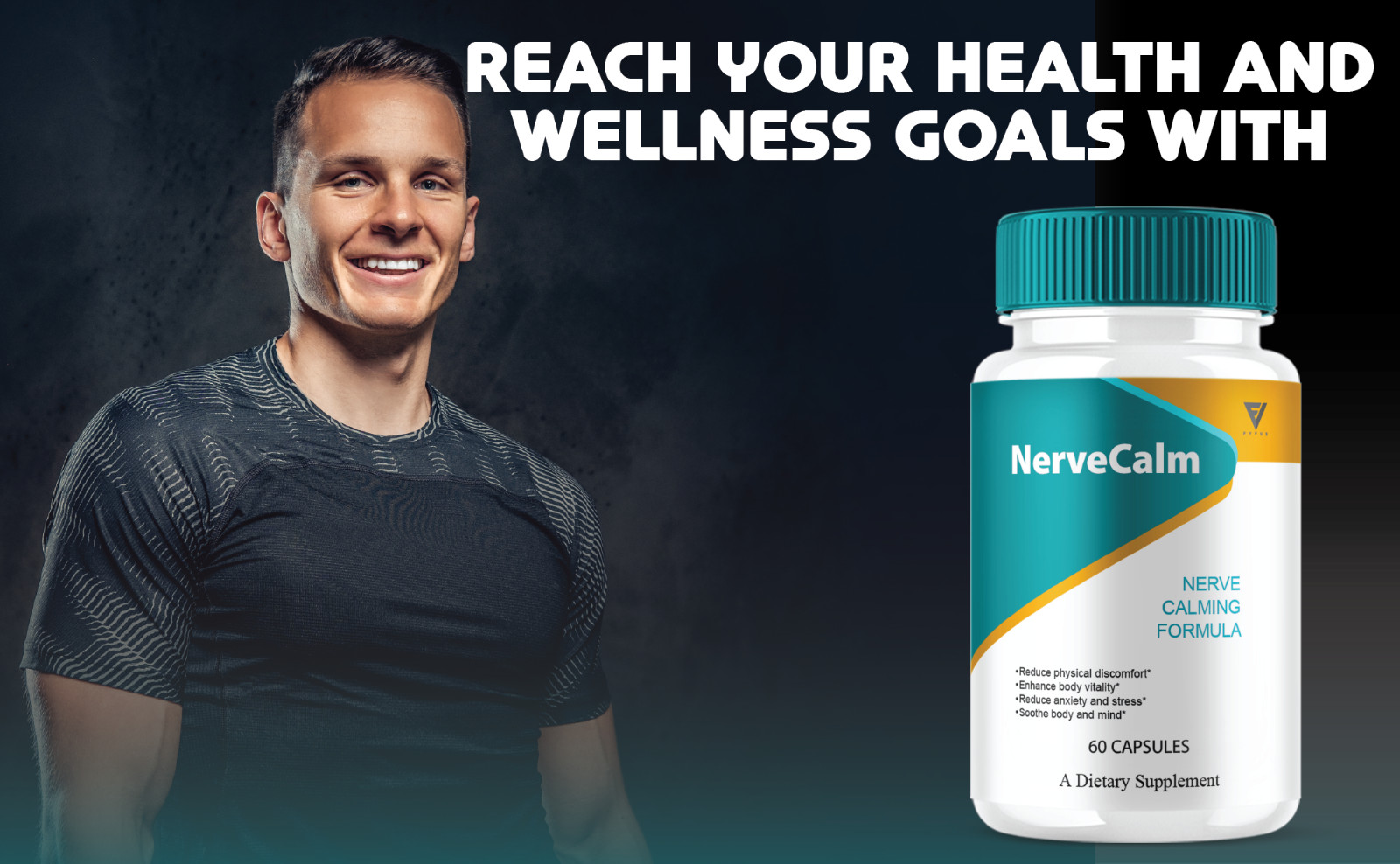 Nerve Calm Advanced Formula, NerveCalm Max Strength (60 Capsules)