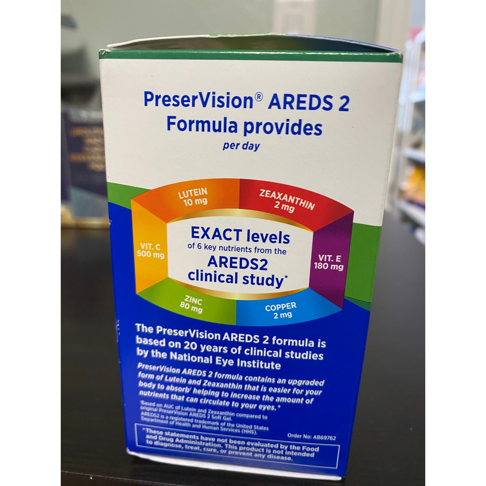 2 PreserVision Areds 2 Eye Vitamin and Mineral-total 240 Softgels. Exp: 06/2027
