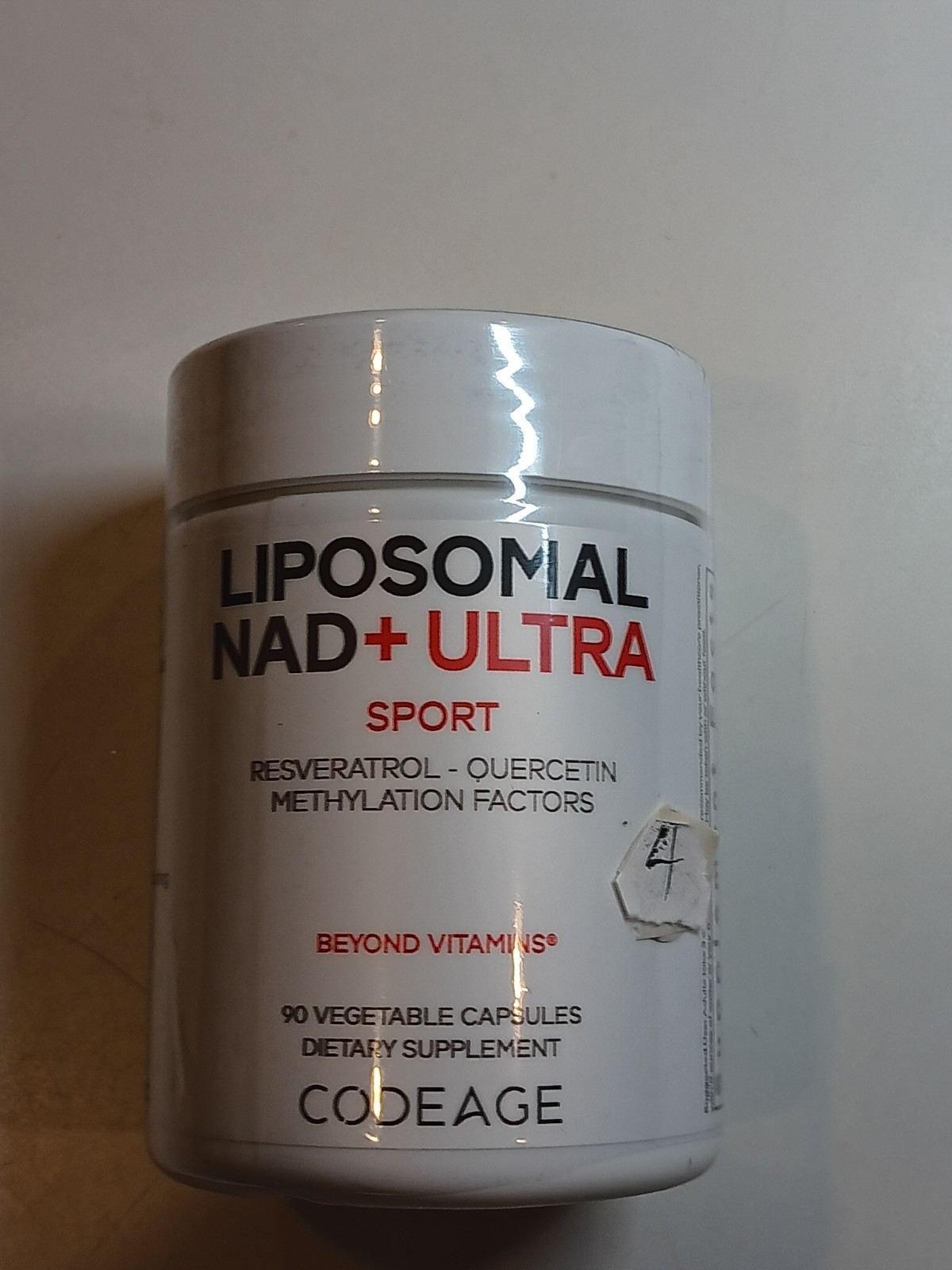 Codeage Liposomal NAD+ Ultra, Resveratrol,Quercetin, Betaine, Riboflavin, 90 Ct