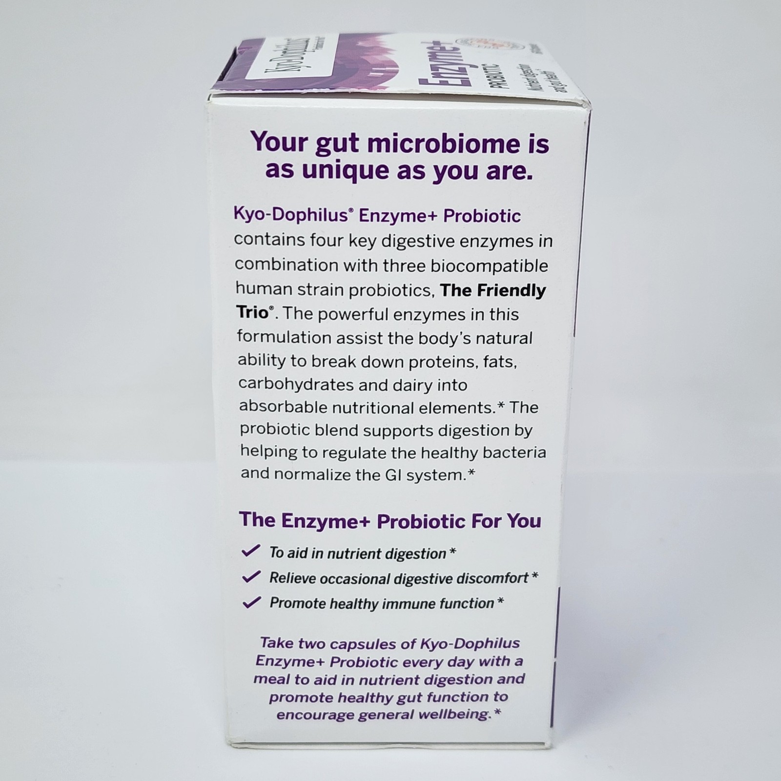 Kyo-Dophilus Enzyme+ Probiotic, 60 Capsules Exp 09/2027