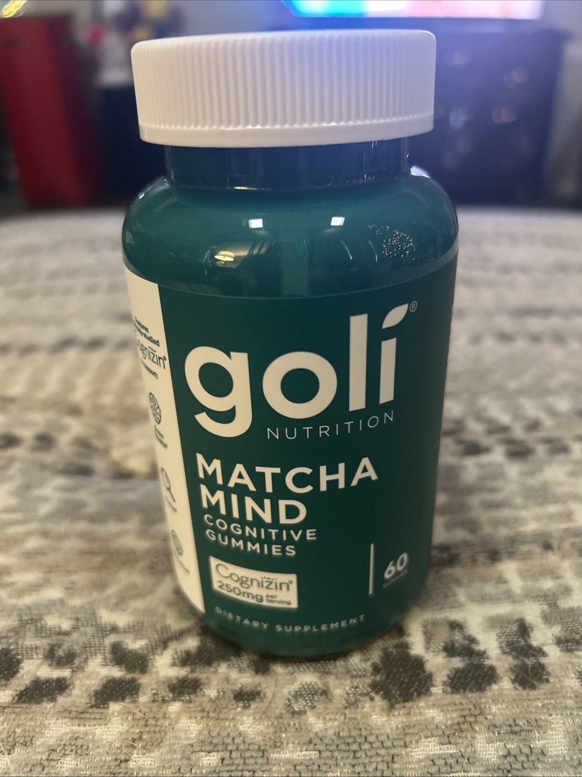 Goli Nutrition Matcha Mind 60 Gummies Expires 10/27 Cognizin 250mg