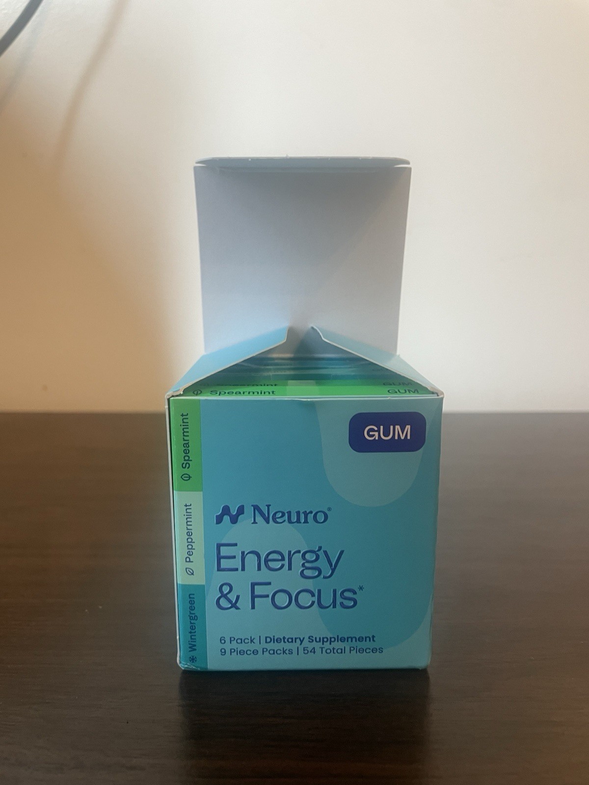 Neuro Gum, Zero Sugar Spearmint, Peppermint, & Wintergreen 54 Ct