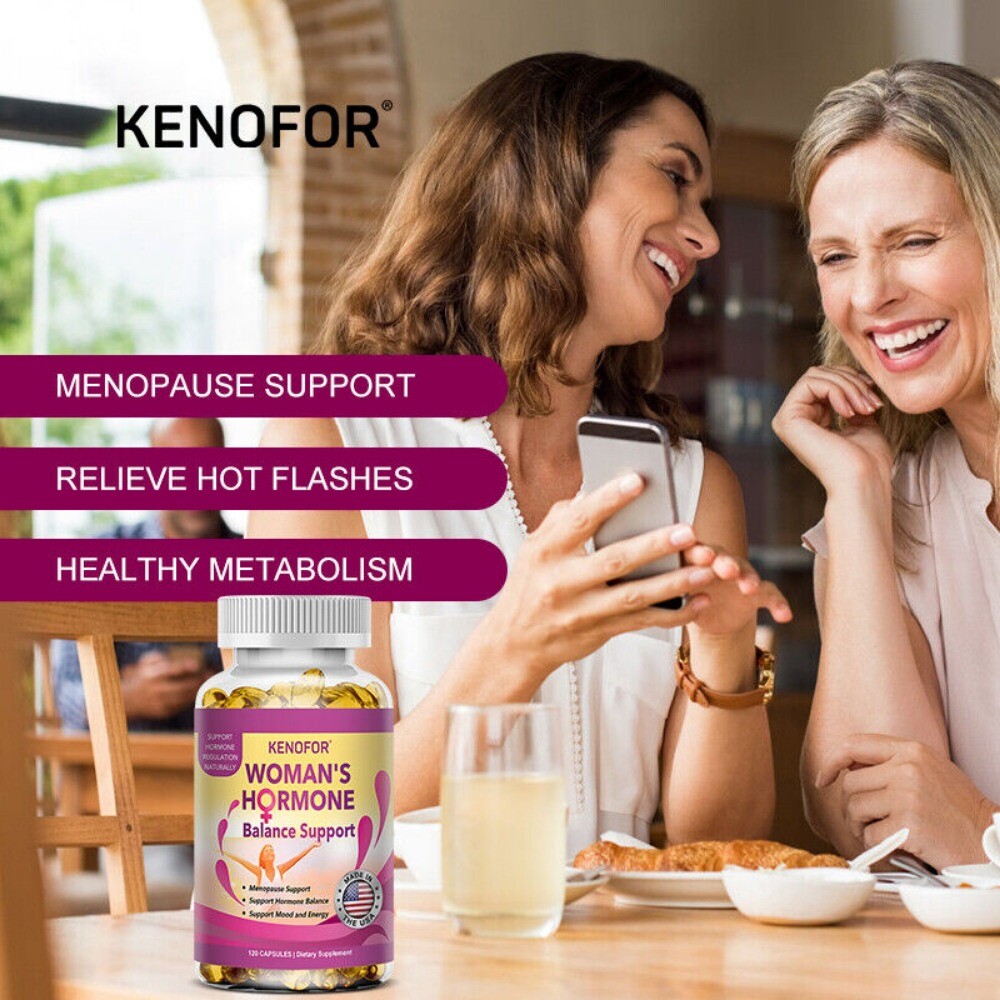 Women Menopause Support Hormone Emotional Balance Hot Flashes 120 Capsules