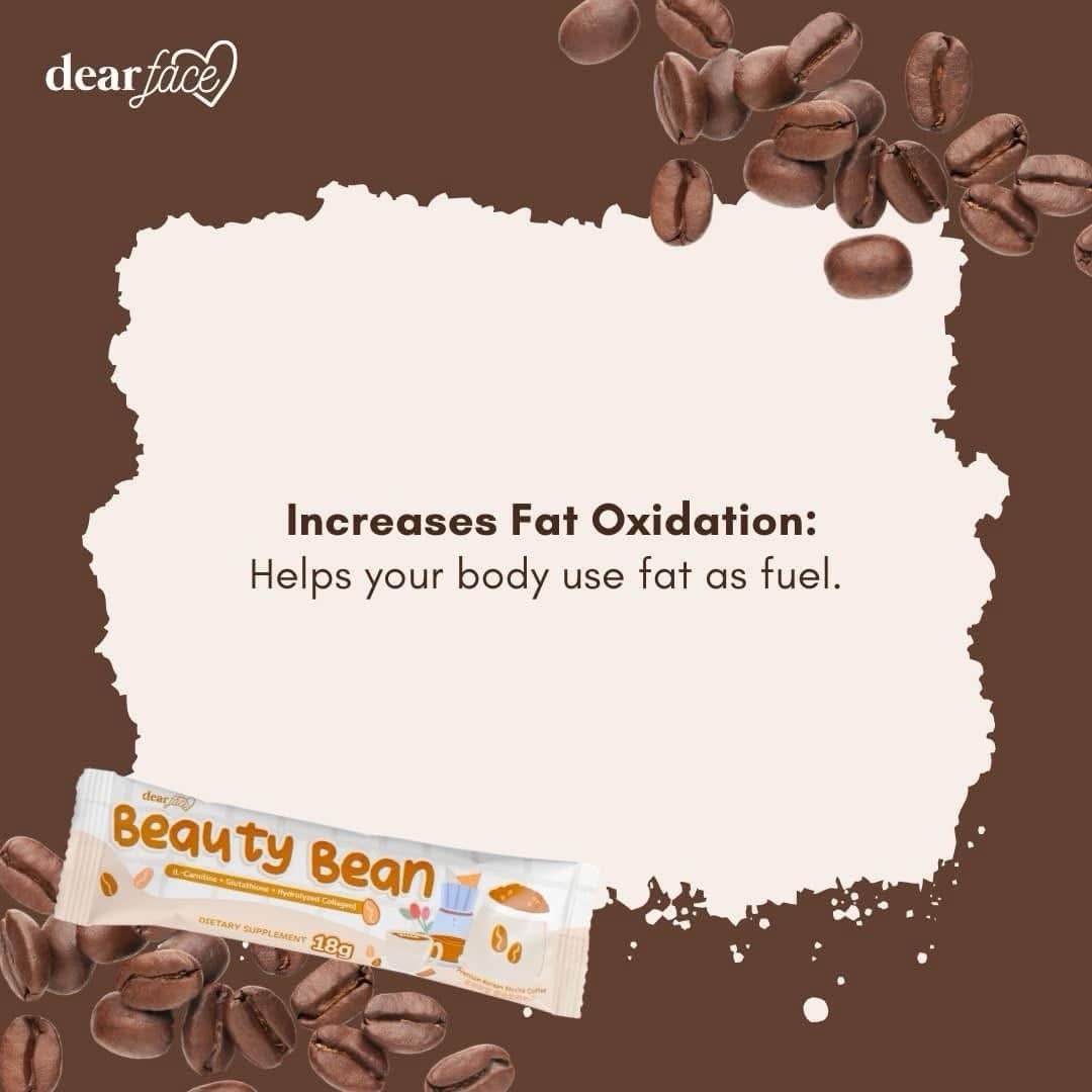 DearFace BeautyBean Premium Korean Mocha Coffee 10 Sachets (PureskinovationUSA)