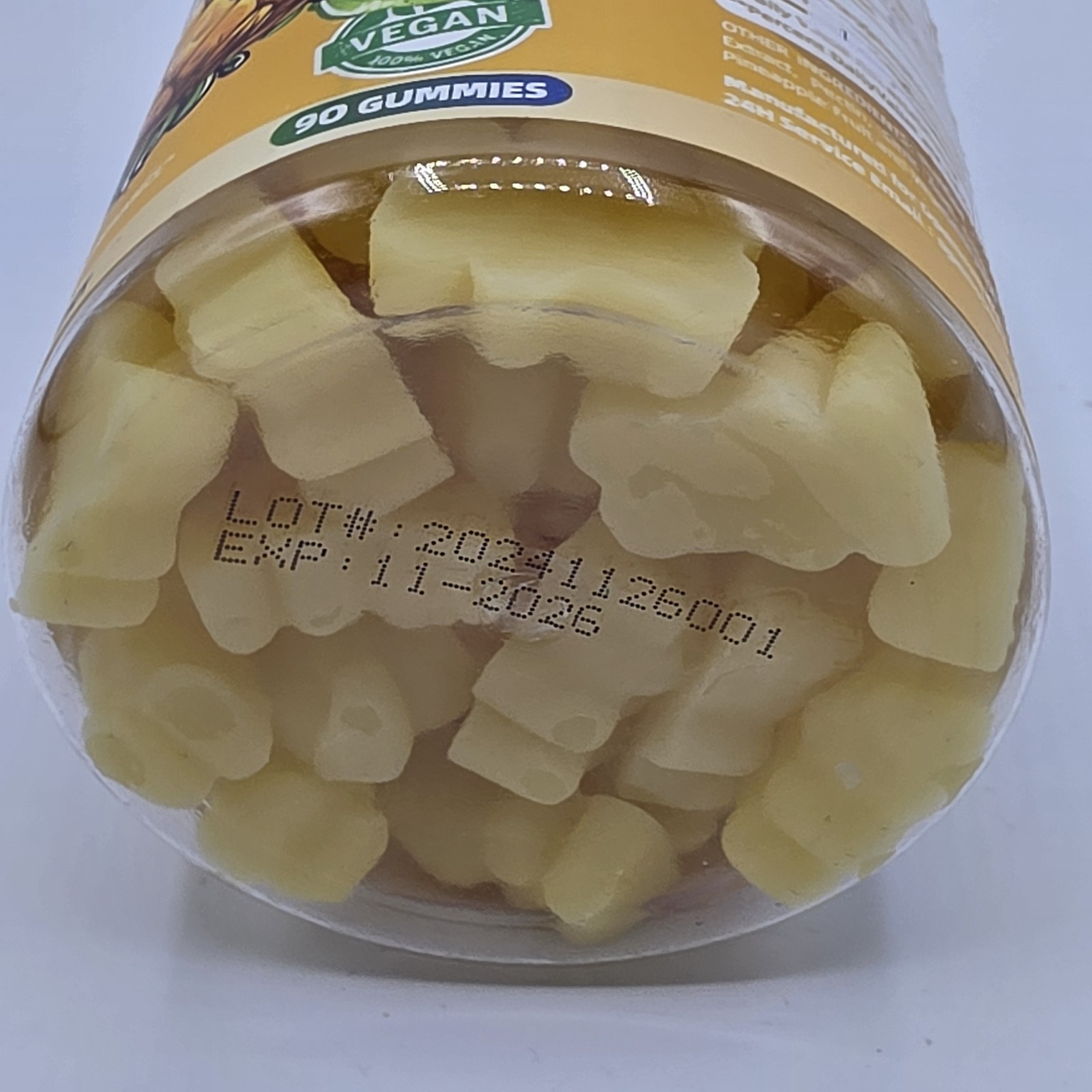 Openovomins Creatine Monohydrate Complex Gummies Pineapple 6400mg 90CT 11/26