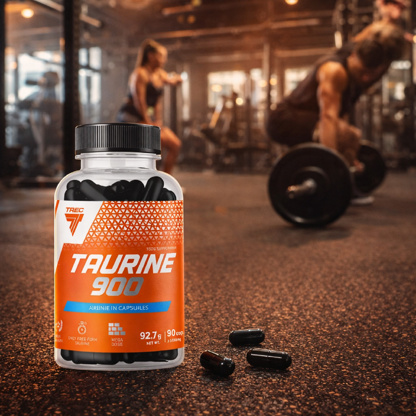 TAURINE 900 – 90-180 Capsules – Supports mental performance, focus, regeneration