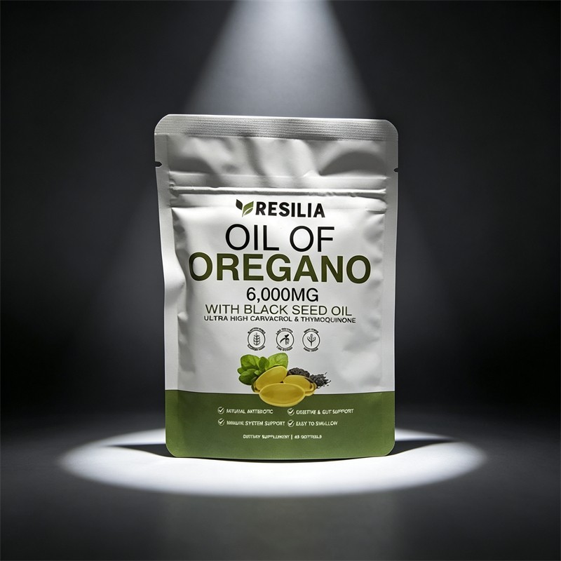 Resilia Oil of Oregano 6000mg with Black Seed Oil Softgels – 60 Softgels