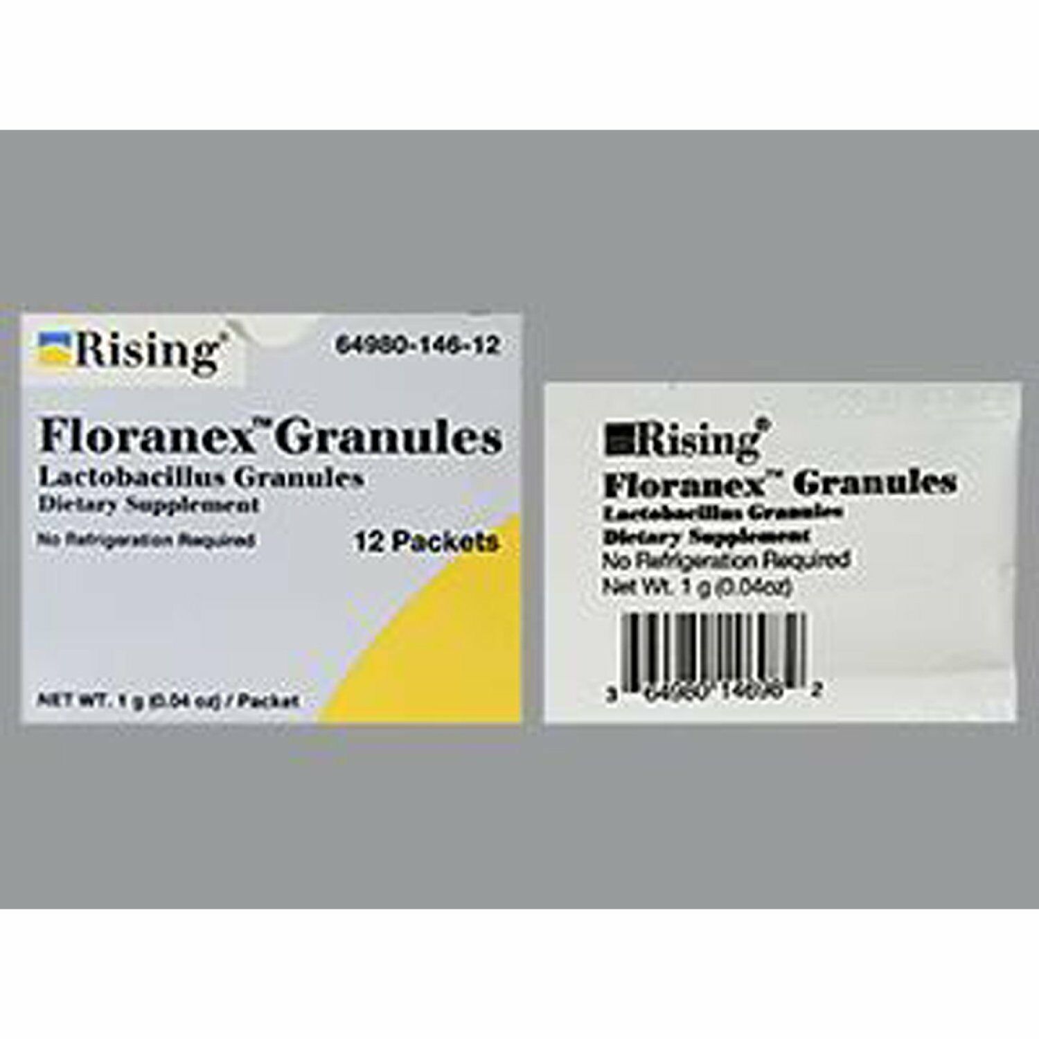 Rising Floranex Lactobacillus Granule Packets Dietary Supplement Normal 12 ct