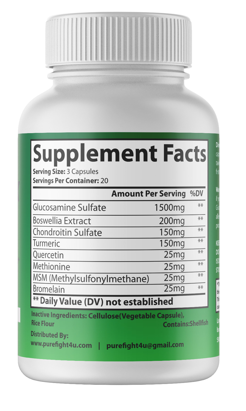 ArthroFlex Advanced – 3 Bottles 180 Capsules