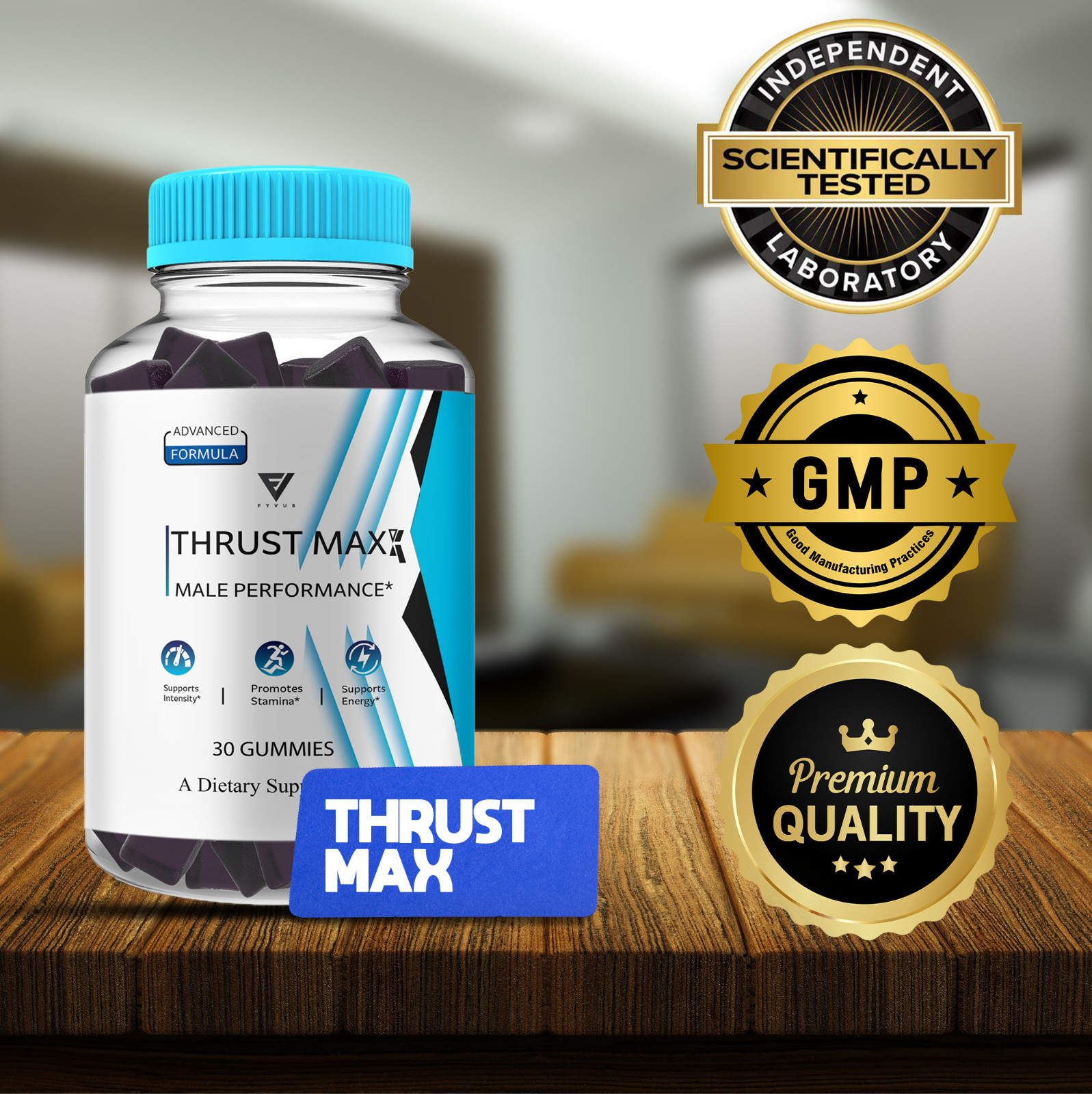 (3 Pack) Thrust Max Performance Supplement ThrustMax Gummy (3 Month Supply)
