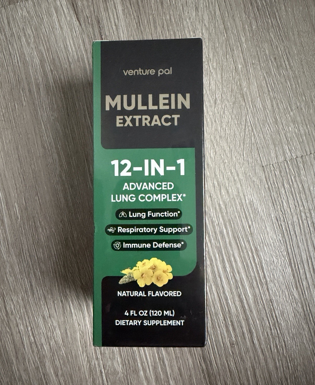 Venture Pal Mullein Extract Liquid, 12-in-1 Advanced Lung Complex, 4 fl oz