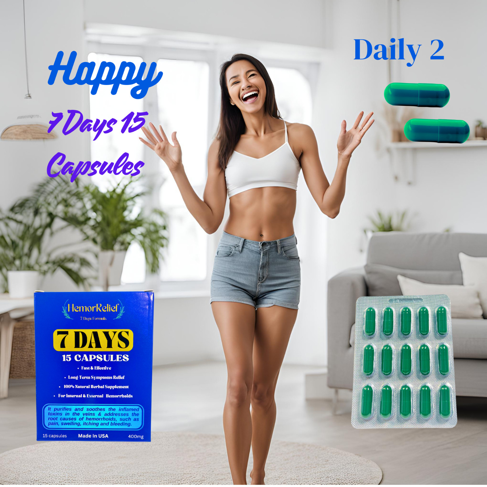 7 Days Herbal Hemorrhoid Formula
