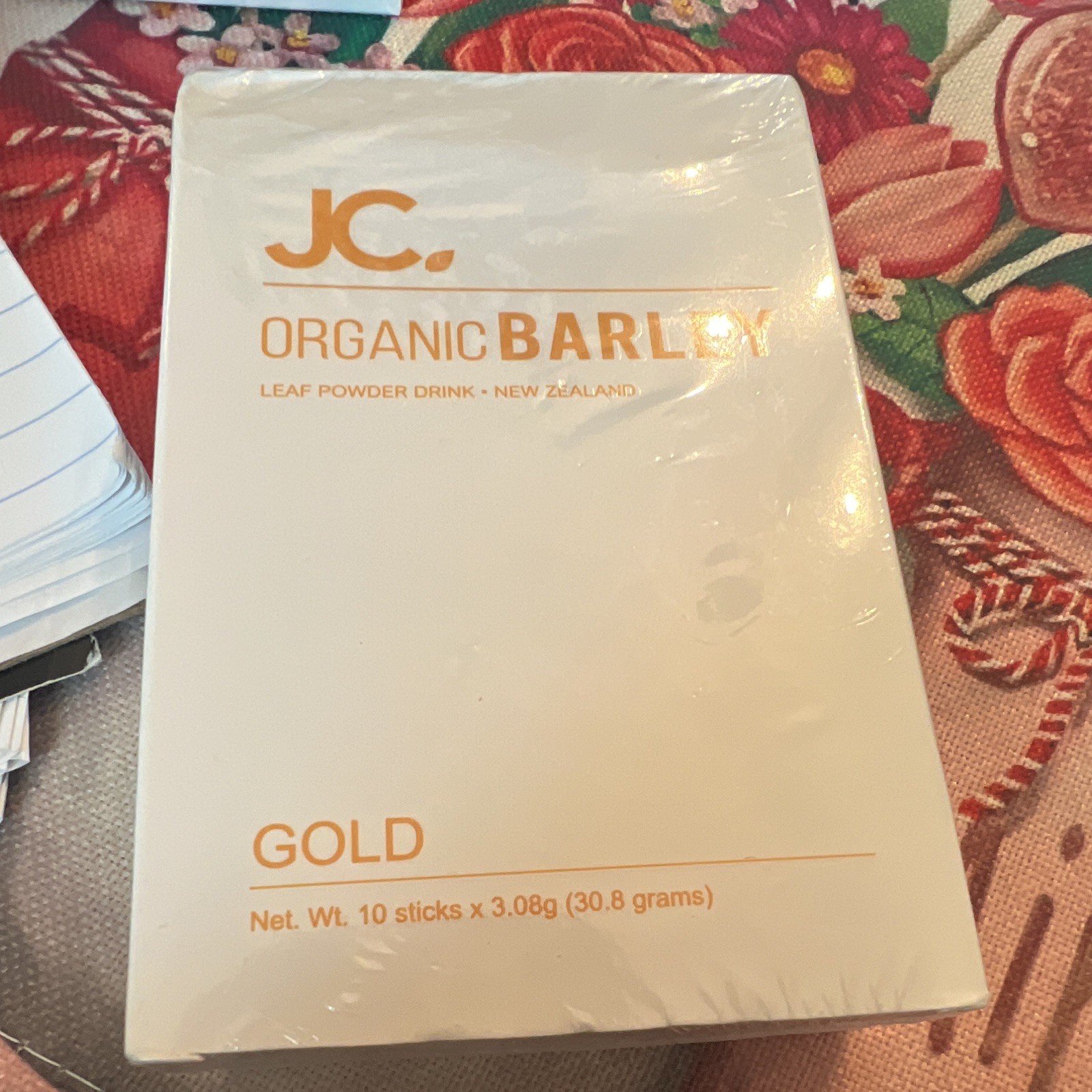 JC Organic Barley Leaf Juice Powder Drink Neutral Gluten-Free 10 Sticks 30.8g