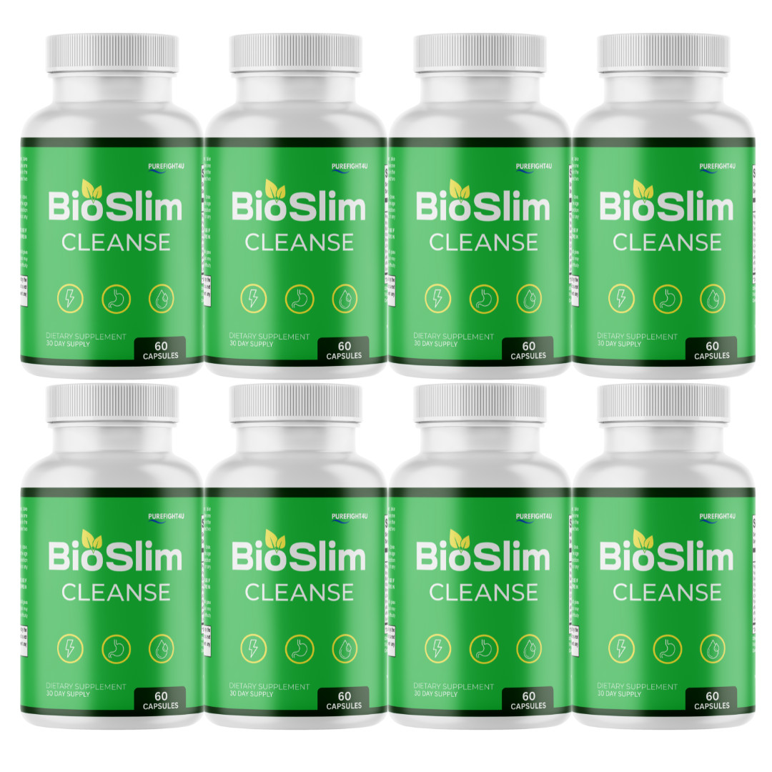 Bio Slim Cleanse Advanced Defense Formula Dietary Supplement – 8 Bottles