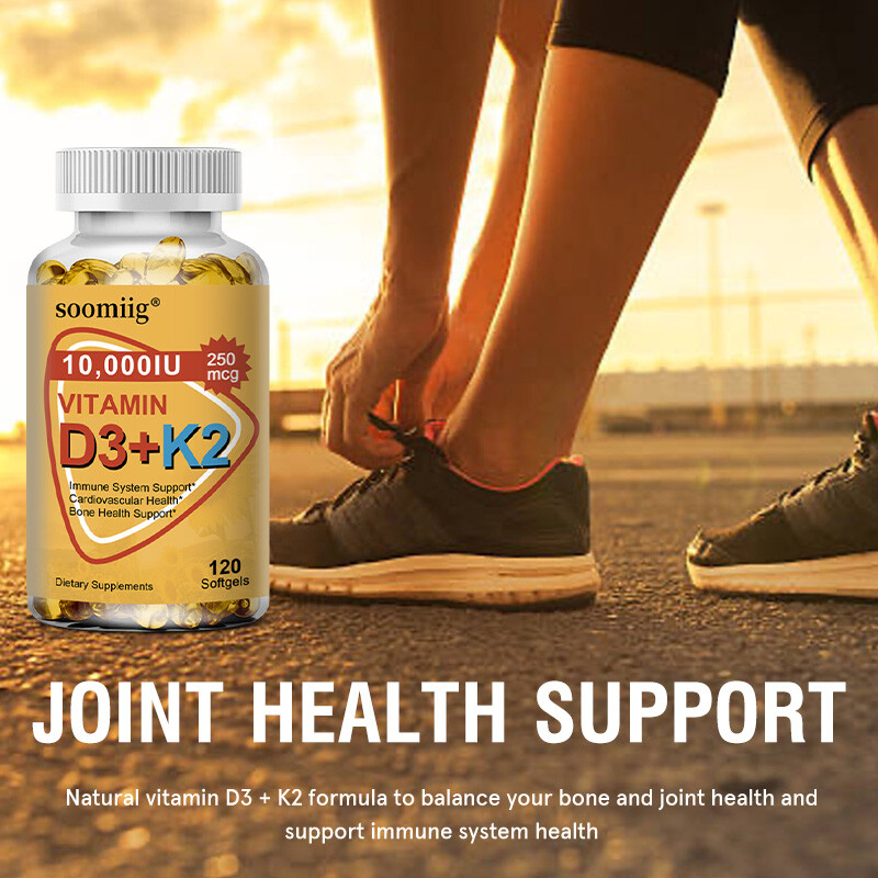 Vitamin K2 D3 Vitamin Supplement 10000IU, Boost Immunity & Heart Health