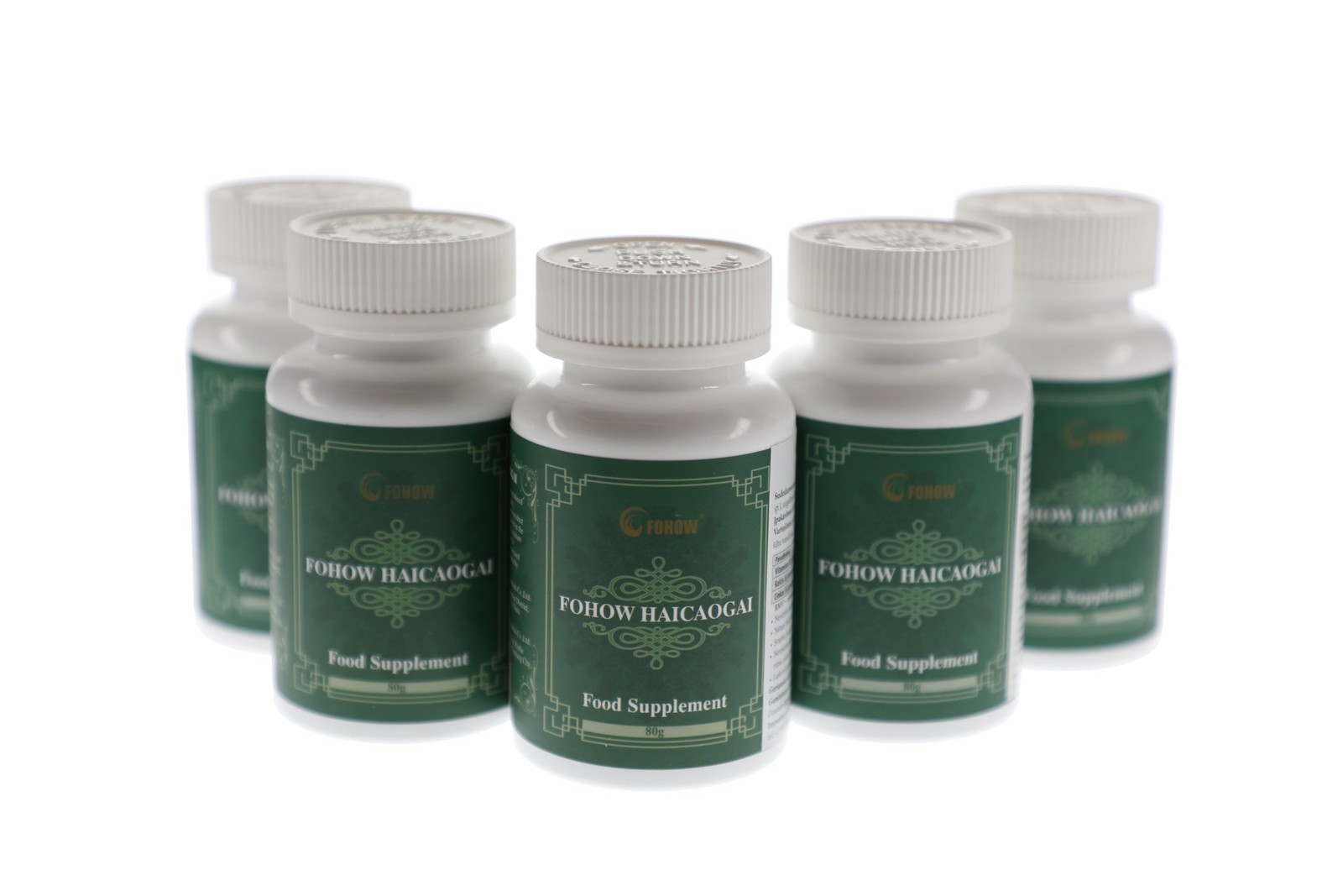 Fohow Haicao Gai Seaweed Calcium 100 Soft Capsules Marine Vegetarian Supplement