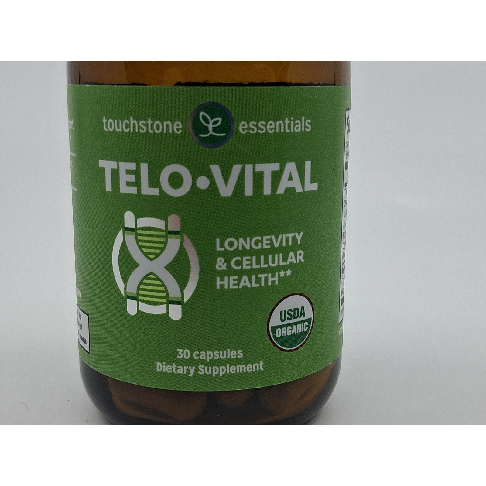 Touchstone Essentials Telo-Vital Longevity & Health 30 capsules Open EXP 2/2028