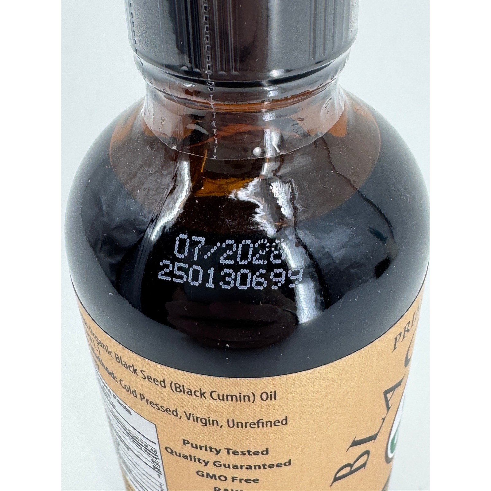 Prime Natural Organic Black Seed Oil 120ml 4oz Cold Pressed Virgin Unrefined TQ