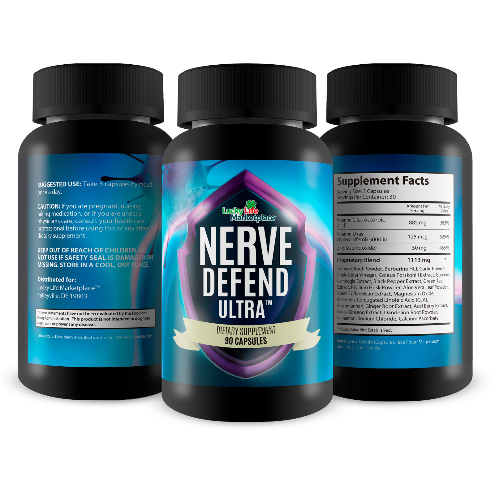 Nerve Defend Ultra – Nerve Health Support Supplement – Help Soothe Discomfot