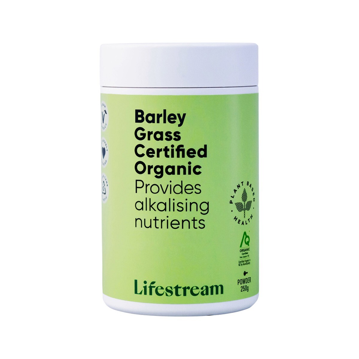 New Lifestream Barley Grass 250g Powder Certified Organic Life Stream