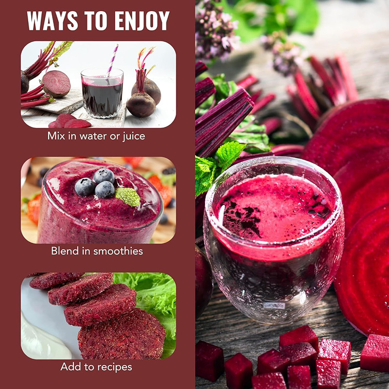 1-6 Pack Organic Beet Root 50-300g Natural Energy Boost Blood Pressure
