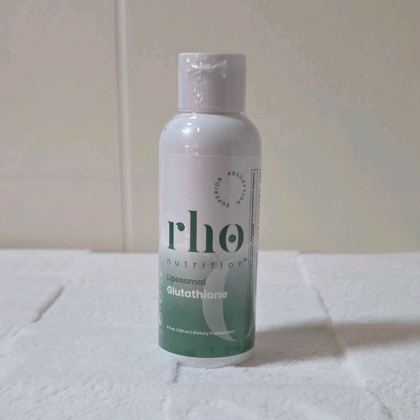 Rho Nutrition Liposomal Glutathione Liquid 4 fl oz Non-GMO Exp 12/2027