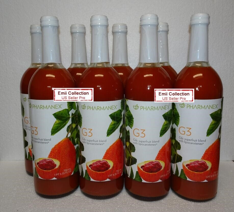 Nu Skin Nuskin Pharmanex Gac G3 Juice, 4 Pack (8 Bottles) Sealed