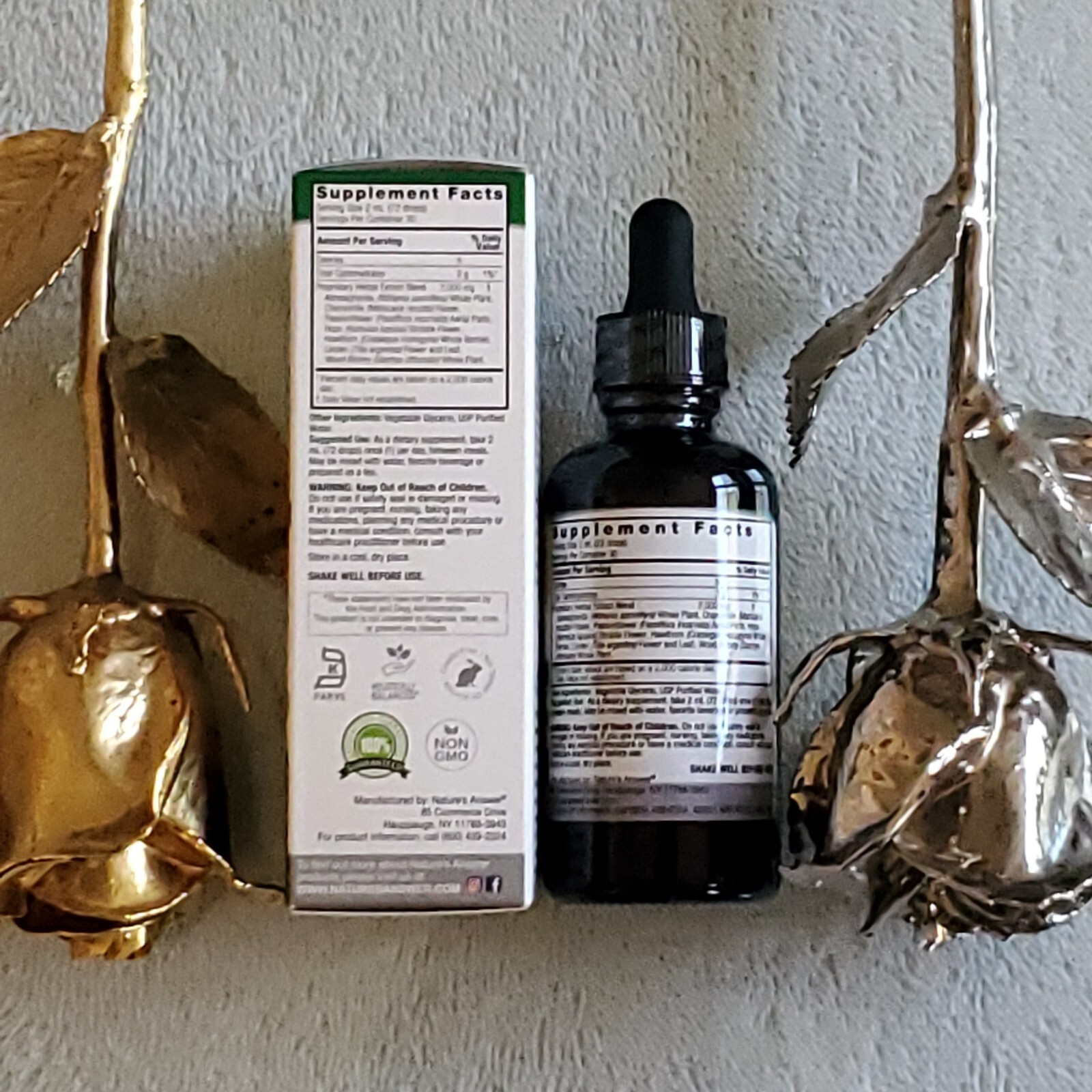 Nature’s Answer Tense-Ease Stress & Relaxation Support 2 fl. oz Exp:8/2025