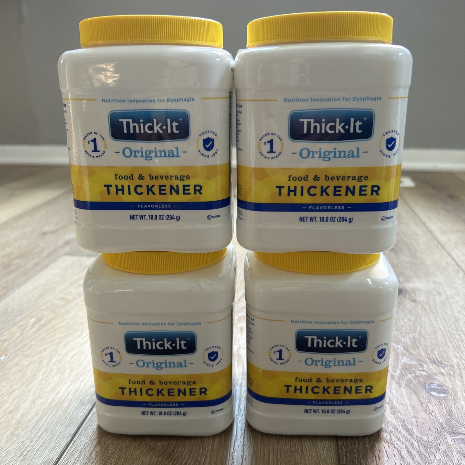 Thick-It Original Food & Drink Thickener (4) Unflavored 10oz Canister Sealed