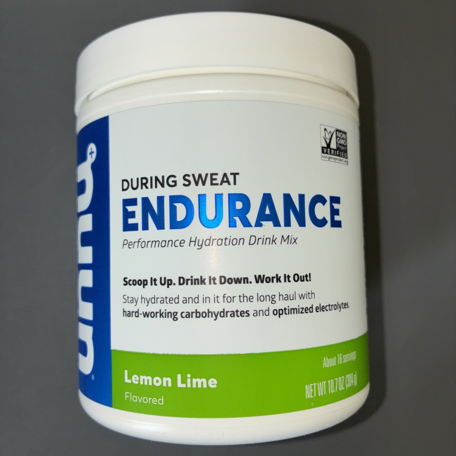 New Nuun Endurance Drink Mix Lemon Lime Jar 16 servings 10.7 ounces.