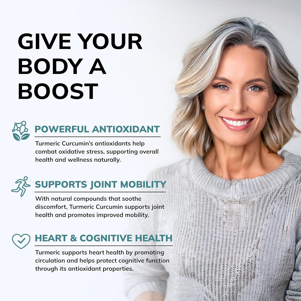 Turmeric Curcumin Supplement,with Turmeric(root)450 mg,Joint Health & Mobility
