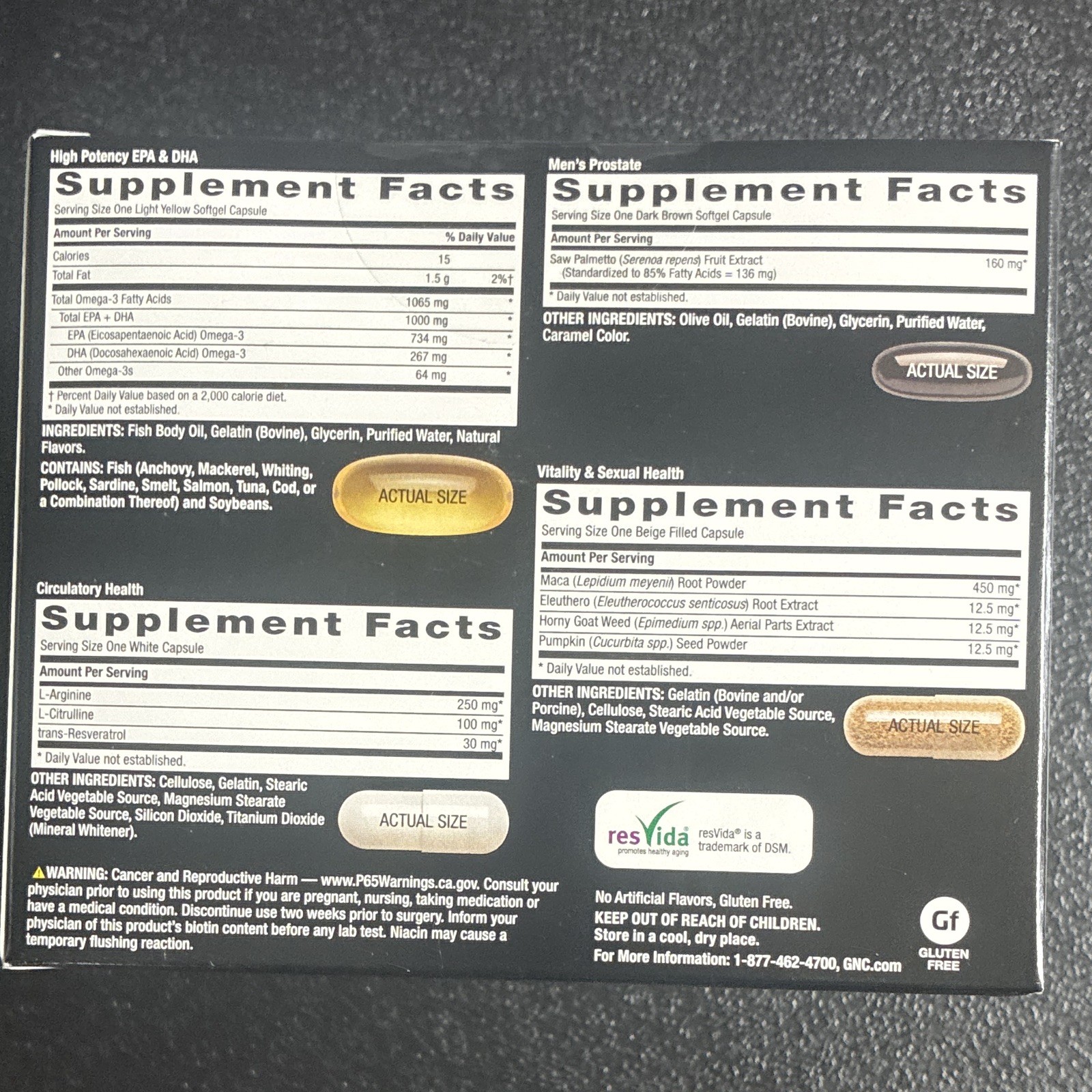 GNC Mega Men Performance & Vitality Vitapak Multivitamin 30 Pk GF 06/27