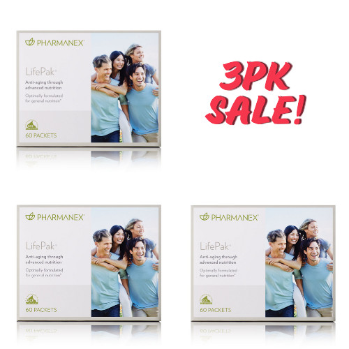 [3pk] Nu Skin NuSkin Pharmanex LifePak Anti-Aging Formula [3pk/Set] Exp 03/2025