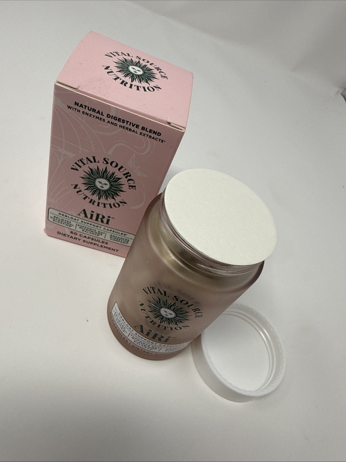 TikTok Viral Authentic Vital Source NUTRTTION AiRi Debloat / Digest Capsules
