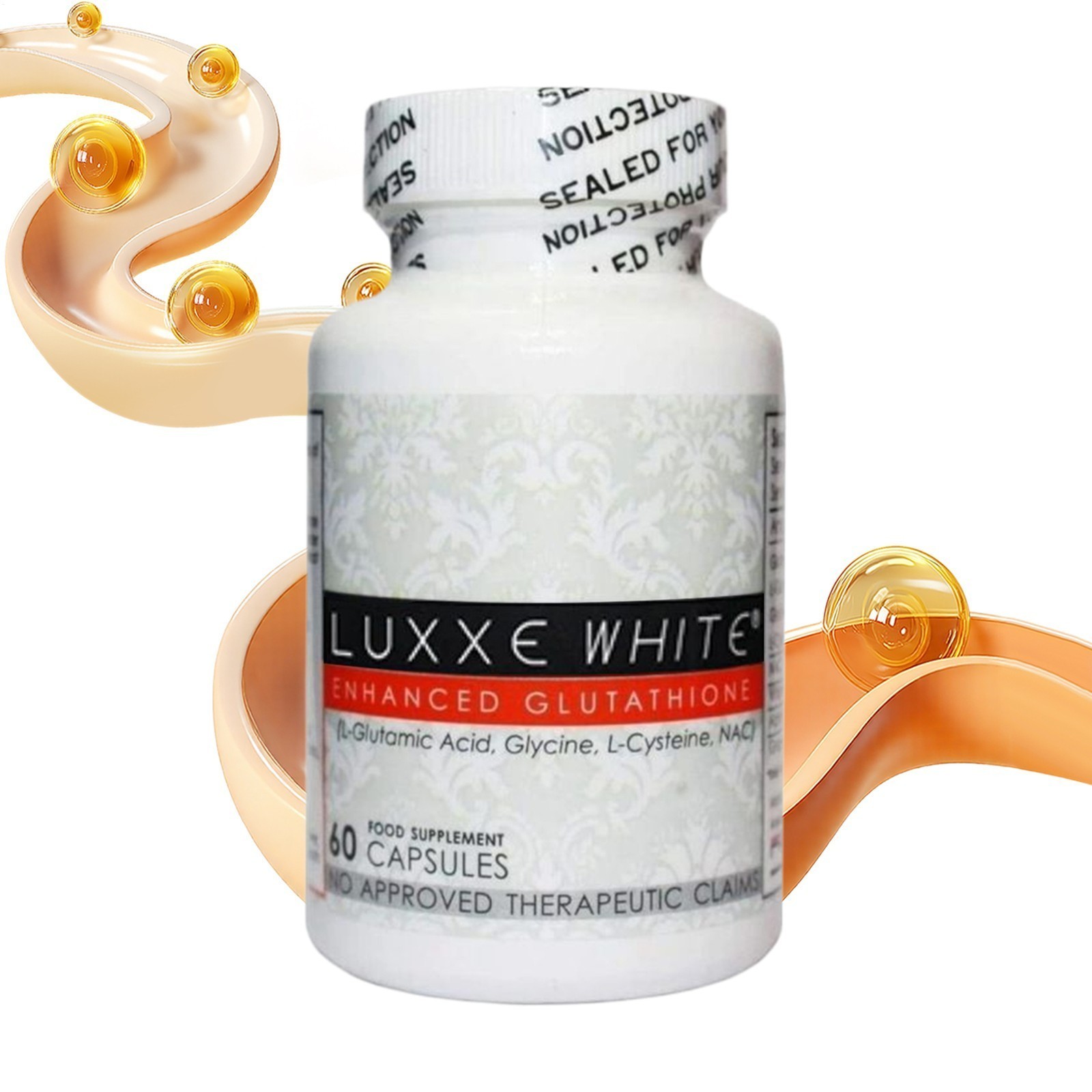 Luxxe White Enhanced Glutathione Glutathione Per 60 Capsules * 1-3 pack Premium