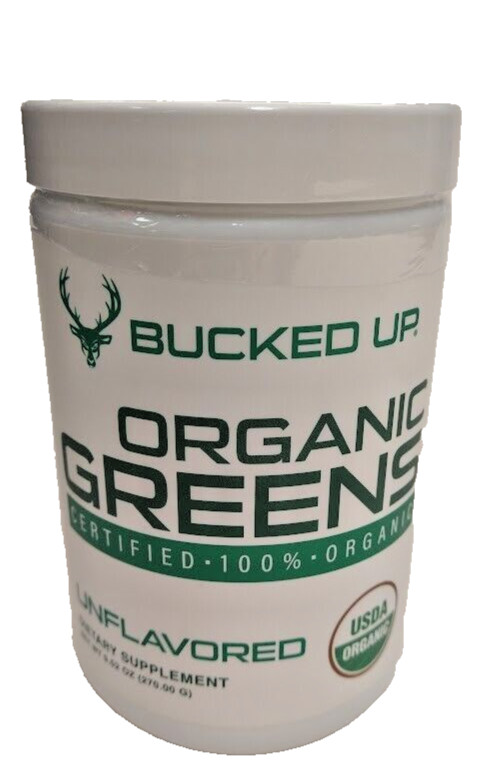 Bucked Up Organic Greens Unflavored Phytonutrients Antioxidants Immune Support