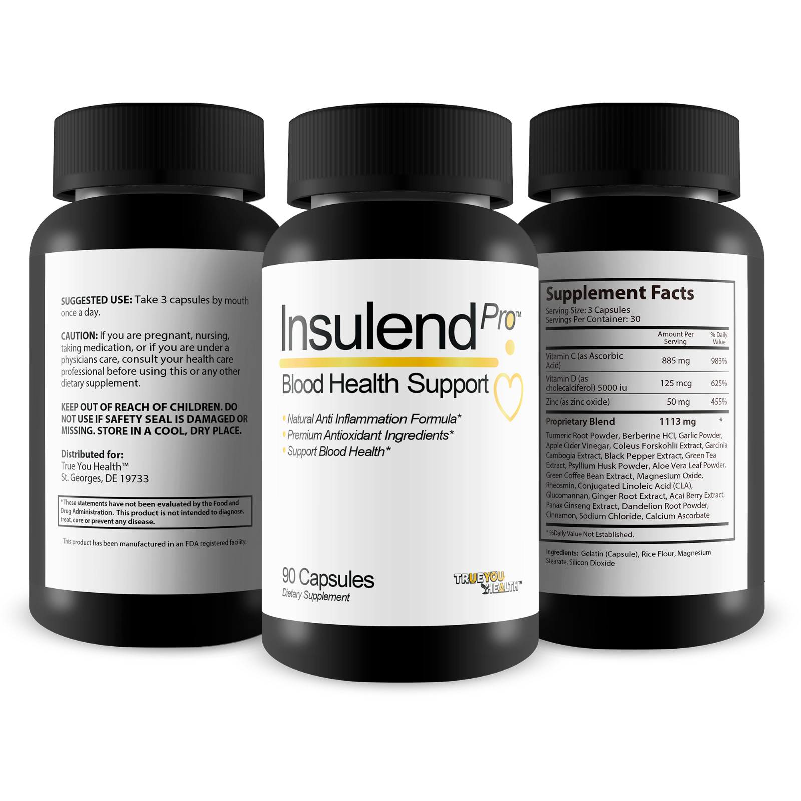 Insulend Pro – Blood Health Support – Blood Sugar Support – Antioxidant Support