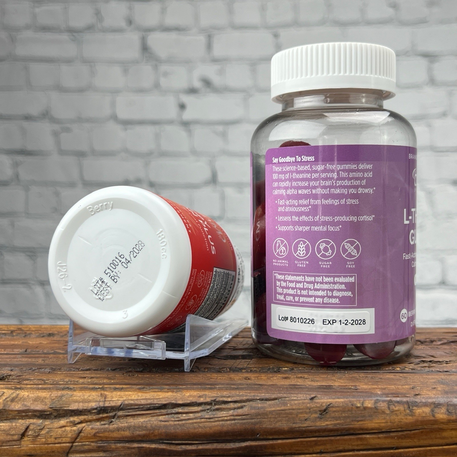 BrainMD Happy Bundle- Happy Saffron + L-Theanine Gummies | Mood, Focus & Stress