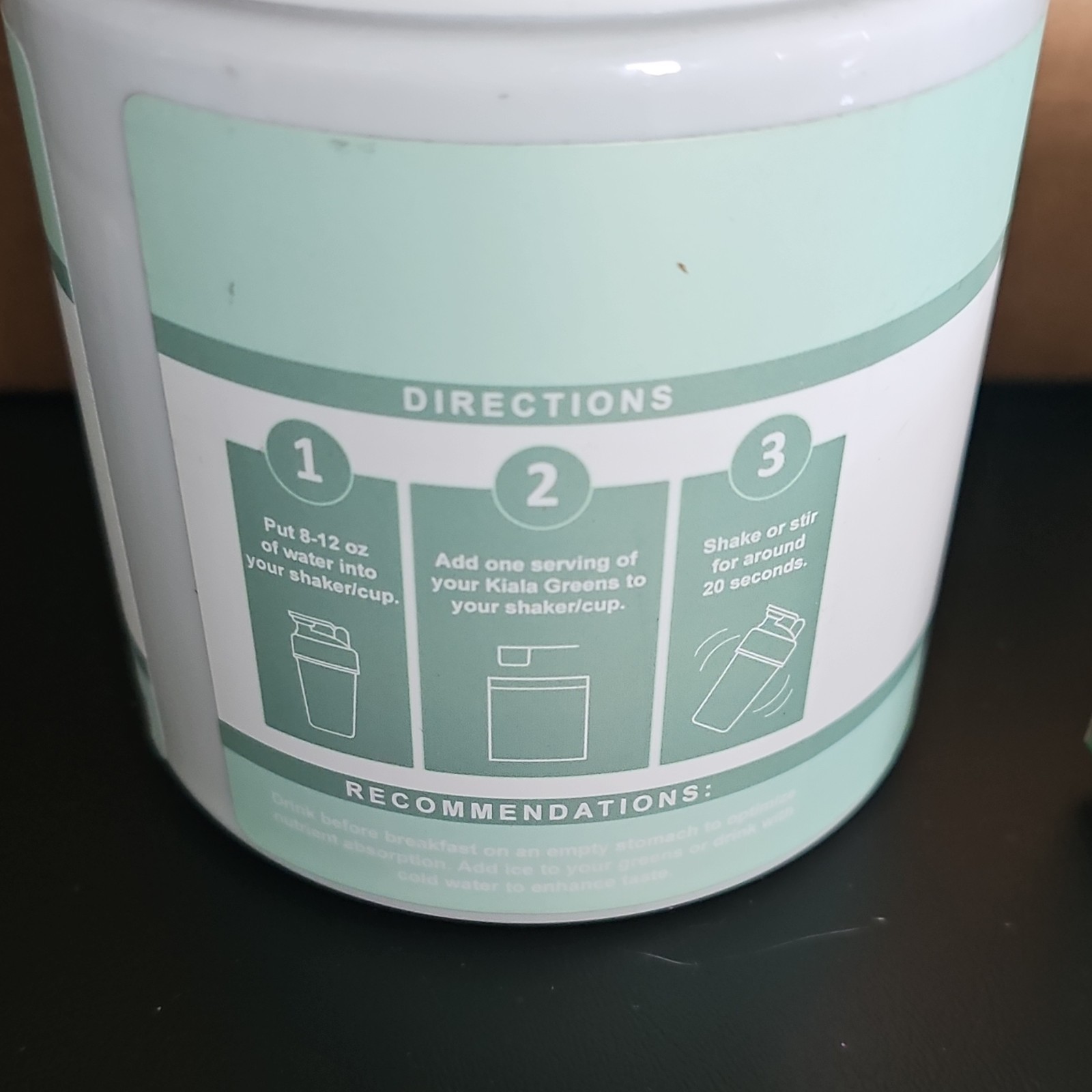 Kiala Organic Vegan Super Greens Powder, Tropical Splash Green Superfood