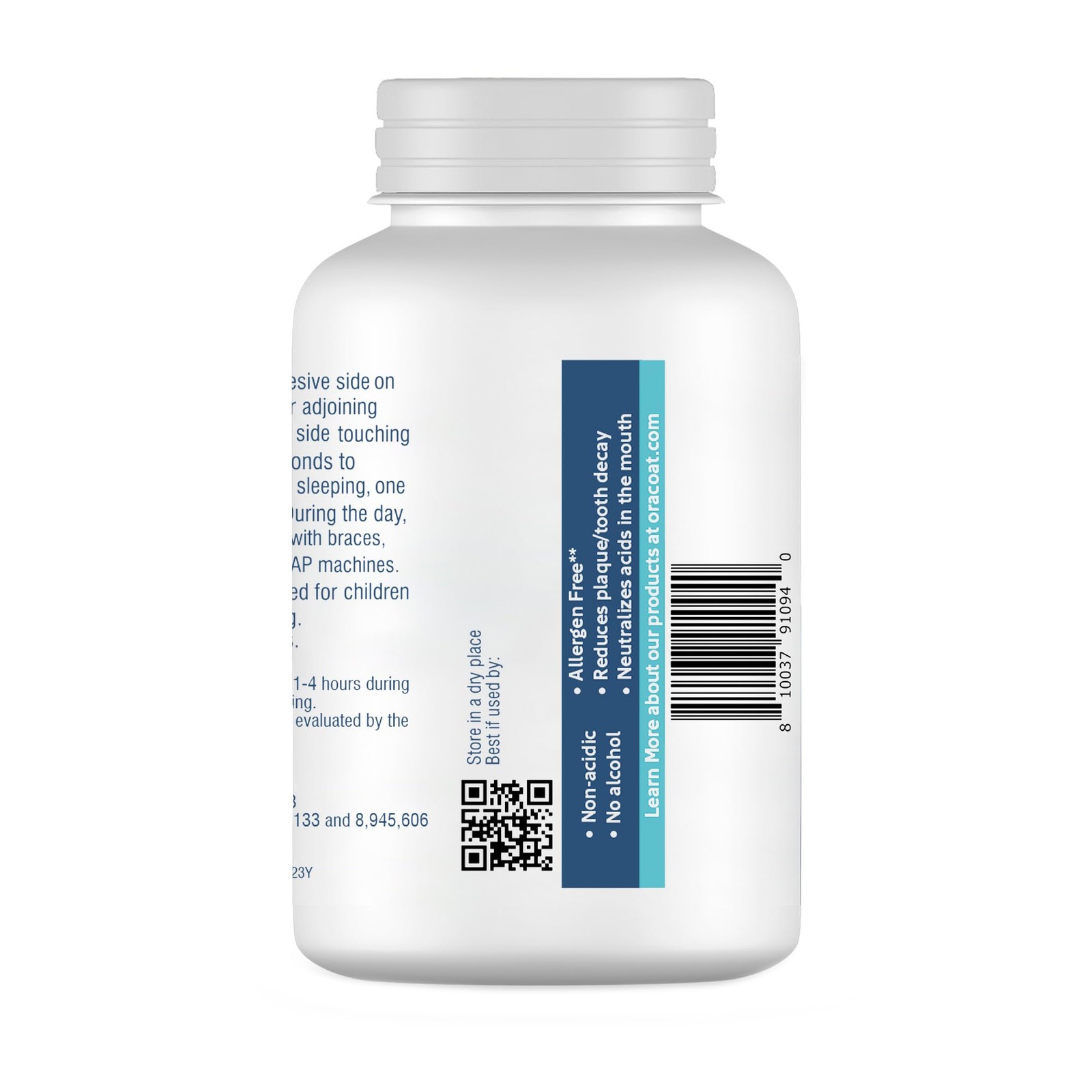 Oracoat XyliMelts for Dry Mouth Night Time or Day – 100 Count, mint