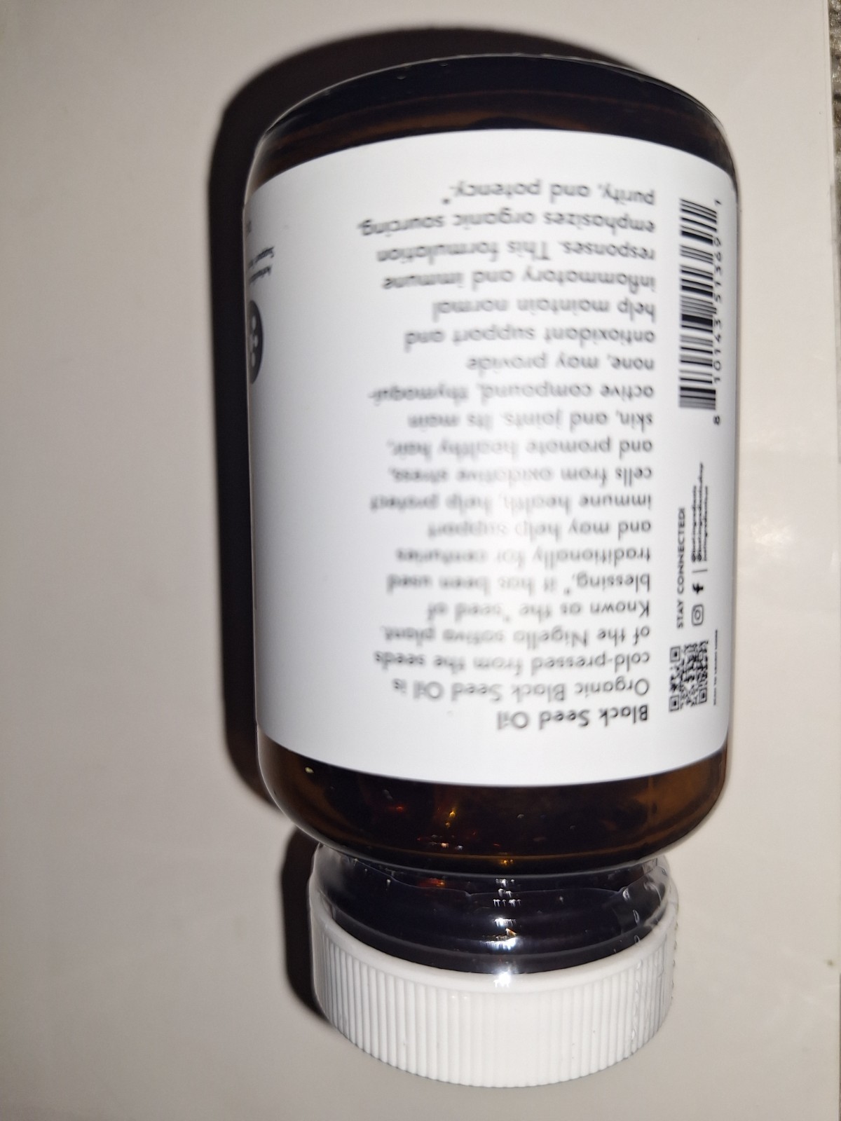 Just Ingredients Black Seed Oil Organic Cold-Pressed Immune Support 30 Softgels